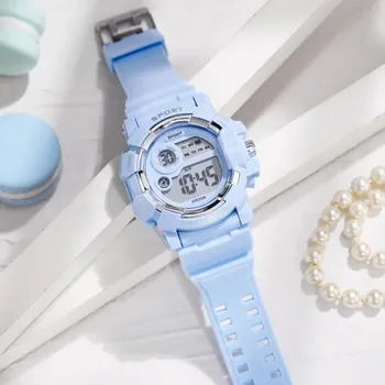 Hodinky Unisex digitální hodinky DF885 Barva (Varianta): Modrá