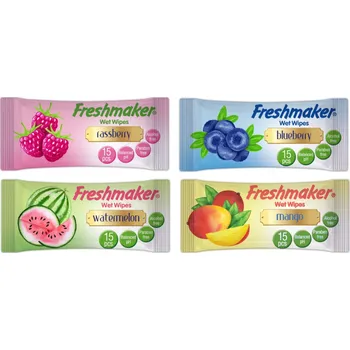 Vlhčený ubrousek Ubrousky Freshmaker 15ks vlhčené Ovoce