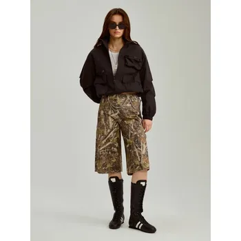 Dámské kraťasy Kraťasy bermudy - 36 - House - špinavě hnědá - 959EH-98J