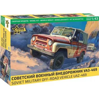 Plastikový model UAZ-469 (1:43) - 43007