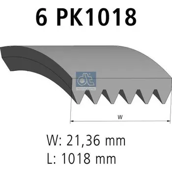 ozubený klínový řemen DT Spare Parts 5.41548