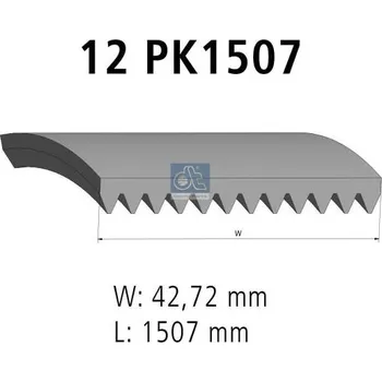 ozubený klínový řemen DT Spare Parts 4.80925