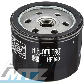 Filtr pro motocykl Filtr olejový HF160 (MTZ) - Bimota 1000 BB2+1000 BB3 + Husqvarna 900 Nuda + BMW F650GS + F700GS + F750GS + F800GS + F800R + 1000 HP4 + S1000R + K1200R + R1200GS + R1200R + K1300GT + K1300R + K1300S BMW K 1300 R 2009-2018