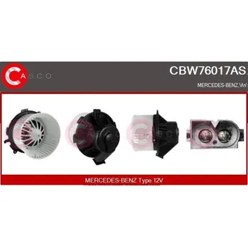 Ventilátor topení a klimatizace vnitřní ventilátor CASCO CBW76017AS