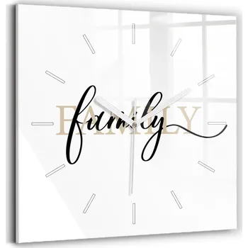 Hodiny Nástěnné hodiny Wallfluent bílé 30 cm