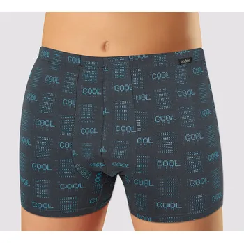 Boxerky Andrie PS 5786 Barva: šedá se zeleným, Velikost: 62/64 (3XL)