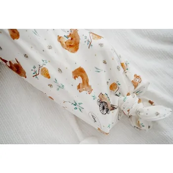 Kojenecké body s uzlem 0-3 měsíce Méďa