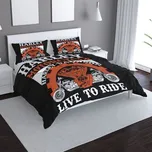 Povlečení Harley-Davidson Live to ride: 140x200 / 90x70