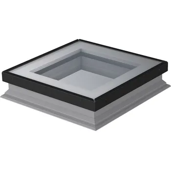 Okno FAKRO okno do ploché střechy DXG P2 90x90cm, neotevíratelné, tvrzené rovné