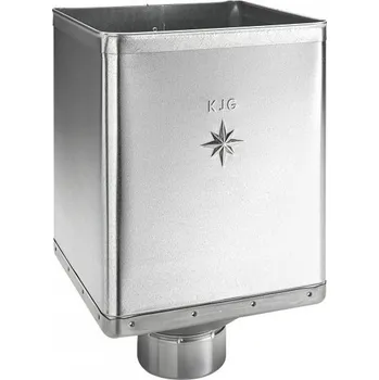 okap KJG Kotlík žlabový sběrný DESIGN 120 mm, pozink