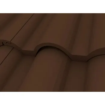 Střešní krytina Terran DANUBIA EVO - taška větrací NOVÁ - mocca/hnědá