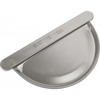 okap KJG Čelo žlabové bílo hliníkové tmavé 330 mm