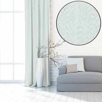 Dekorační látka Blackout Pure sv.šedá obšití okrajů a našití stužky 280