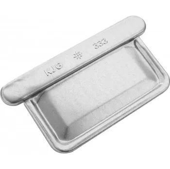 okap KJG Čelo žlabové hranaté 330 mm, pozink