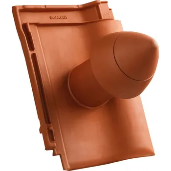 betonová krytina Creaton - Magnum - sanitární pr.taška pr.100mm s hadicí a průchodkou, černá engoba