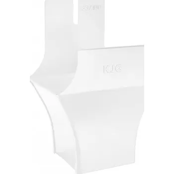 okap KJG Kotlík žlabový hranatý šedo bílý 400/120x120 mm