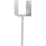 Rapi-Tec kotevní patka U2 141x120x4,0mm - pr.20/250mm, široká, galv.zn.