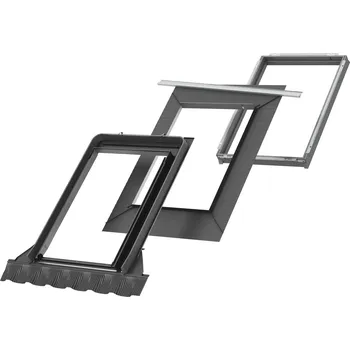 Střešní lemovaní Velux lemování EDW 2000 pro FK04 balené s BDX, profilovaná krytina