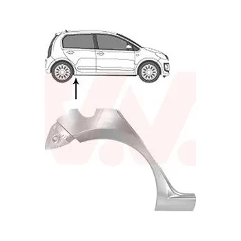 Příslušenství karosérie Boční stěna VAN WEZEL 5701148