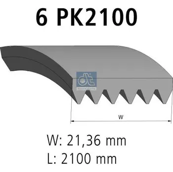 ozubený klínový řemen DT Spare Parts 4.81016