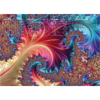 Stolní podložka Ochranná stolní deska na stůl S Potiskem Fractal PODLOŽKA Panta-Plast