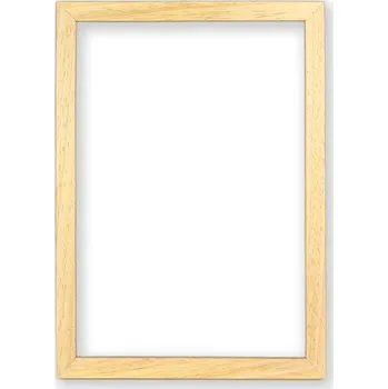 Rám na obraz Fotorámeček Kiel Rozměr: 9 x 13 cm, Barva: Přírodní, Typ zasklení: Sklo