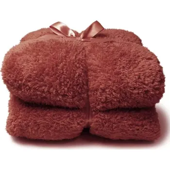 deka Unique Living - hřejivá deka, oranžovo hnědá 150x200 cm