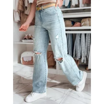 Dámské džíny se širokými nohavicemi STYLLEG modré