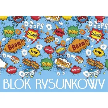 Bílý BLOK NA KRESLENÍ A3 Kreativní bloky pro kreslení A3 20 LISTŮ Unipap