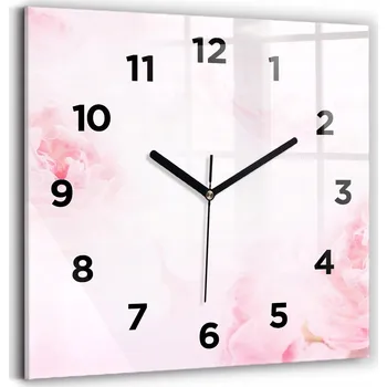 Hodiny Nástěnné hodiny Wallfluent růžové 30 cm