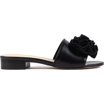 Dámské pantofle Dámské černé elegantní nazouváky Letizia s ozdobou Velikost: 38