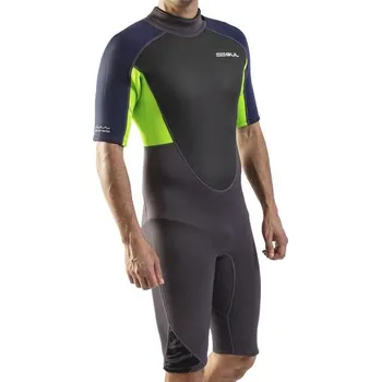 Neoprenový oblek Pánský neopren 3/2 GUL Response Short RE3319 - grey/sulphur XL