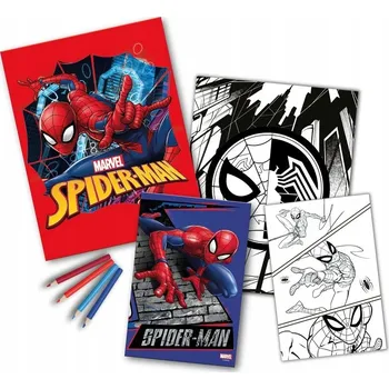 omalovánky Omalovánky kreativní sada Spiderman