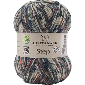 Příze Austermann Step 4 Color 342 Stavanger (Ponožková příze Step 4 - 342 Stavanger)