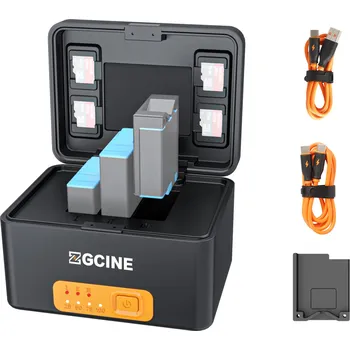ZGCINE GoPro Battery Charging Case( 3-bit +3-901battery)