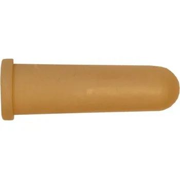 Cucák přírodní LATEX s X dírkou – 10cm