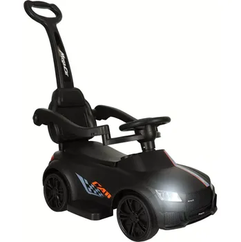 Odrážedlo KIK AUTÍČKO SE ZVUKEM A SVĚTLY ČERNÉ