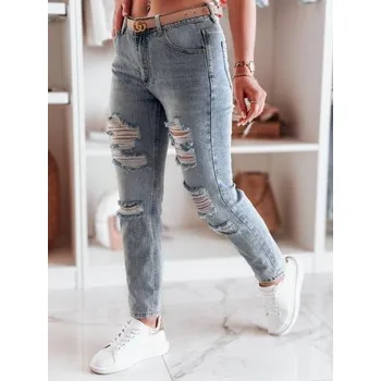 Dámské džínové kalhoty regular fit DESTINA modrá