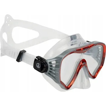 Potápěčská maska Červená Potápěčské brýle Aquastic Jetty s brýlemi