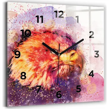 Hodiny Nástěnné hodiny Wallfluent růžové 30 cm