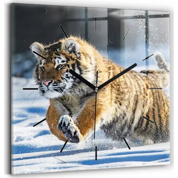 Hodiny Nástěnné hodiny Wallfluent černé 30 cm