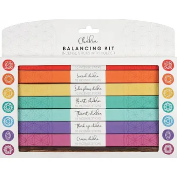 Čajovna Vonné tyčinky CHAKRA Balancing Kit / sada vonných tyčinek pro harmonizaci čaker