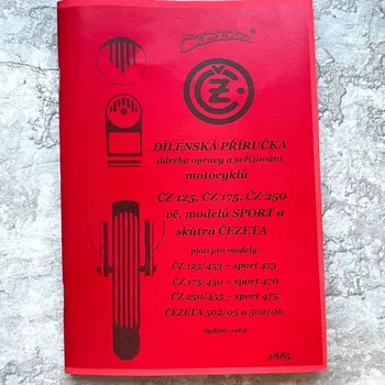 Motor pro motocykl Dílenská příručka - ČZ 125/453, 175/450, 250/455