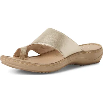 Dámské žabky DÁMSKÉ ŽABKY MARCO TOZZI 2-27900-44 957 ZLATÁ Barva: ZLATÁ, Velikost: 37