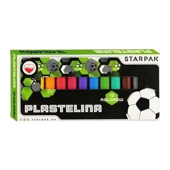 Set školních potřeb Plastelina 12 kolorów. Football 2