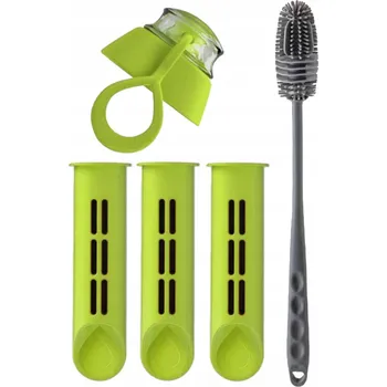 Víčko 3x zelený filtr pro filtrační láhev Dafi Soft + kartáček