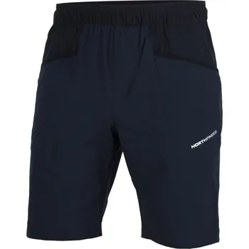 Pánské kraťasy Northfinder Pánské outdoorové pohodlné šortky v bavlněném stylu ARNO, černá, S