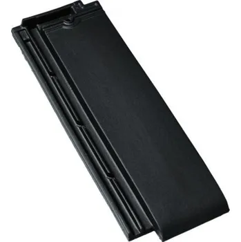 betonová krytina Bramac - Turmalín 11 - poloviční, černá glazura