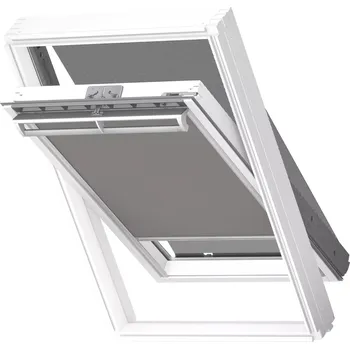 Okno Velux kombinace DOP pro MK04 roleta zatemňující DKL0705 šedá + markýza