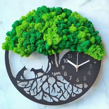 Hodiny Hodiny se psy pod stromem